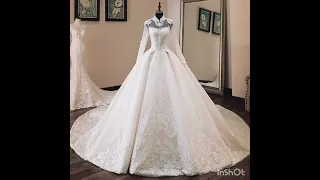 soo beautiful soo elegant .The most beautiful color White. Stylish gown's design