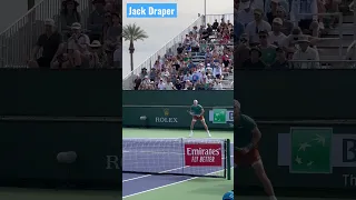 JACK  DRAPER / INDIAN WELLS 2023 / #atp #bnpparibasopen #indianwells #shortvideo