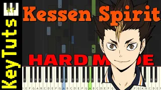 Kessen Spirit [Haikyuu!! To The Top] - Hard Mode [Piano Tutorial] (Synthesia)