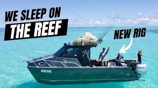 Living the Dream: Offshore Trip to SLEEP on the Great Barrier Reef🎣😎 | NEW BOAT TOUR🤙