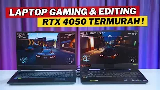 7 LAPTOP RTX 4050 TERMURAH AKHIR TAHUN 2023 UNTUK GAMING DAN EDITING