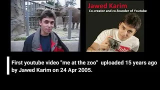 Did you know : "me at the zoo" is the world first YouTube video