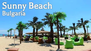 🇧🇬 Walking in Sunny Beach 4K, Bulgaria