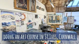 Attending An Art Course At The St. Ives School Of Painting, Cornwall