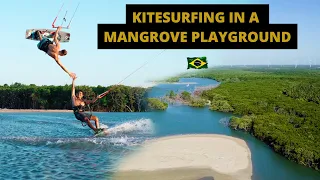 KITESURFING in a MANGROVE PLAYGROUND -  World Of Whaley³ - Episode 14