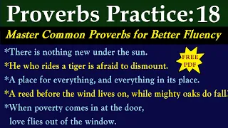 Master Simple Proverbs for Better English Fluency | English Speaking Made Easy | English Proverbs