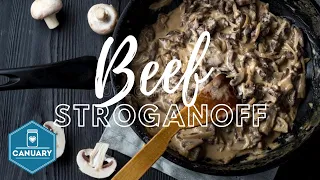 Canuary | Beef Stroganoff Canning Recipe