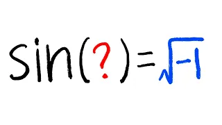 how to solve sin(x)=i?