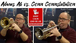 Wide Wrap Trumpet Showdown! Adams A6 vs Conn Connstellation 36B Comparison at Austin Custom Brass