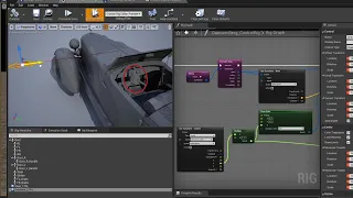 ControlRig Process - Unreal Engine 4 - Drivable Car steering wheel