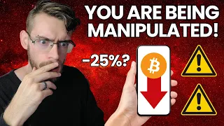 Bitcoin Traders: YOU ARE BEING MANIPULATED!! (-25% Move Incoming?) | BTC Price Prediction