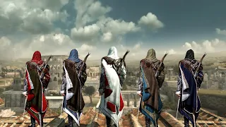 Assassin's Creed Brotherhood But Each Stealth Kill Changes The Outfit's Colour