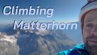 Climbing Matterhorn via Hornli ridge from Switzerland