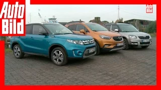 Der neue Mokka X im Vergleich - Opel Mokka X vs Vitara und Yeti (2016) - Review/Test/Vergleich