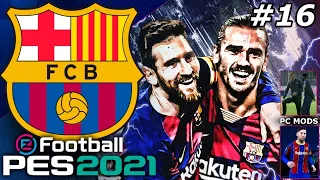 PES 2021 Barcelona Master League EP16 - THE MOST INSANE 2ND LEG VS REAL MADRID (UCL SEMI-FINALS)