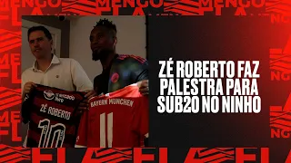 Ex-jogador Zé Roberto faz Palestra para Sub-20 no Ninho