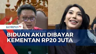 Korupsi SYL, Biduan Nayunda Nabila Akui dapat Bayaran Rp20 Juta Nyanyi di Kementan