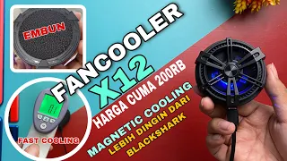 Ini sih Paling DINGIN dari fancooler yang lain - Review Magnetic Cooler X12