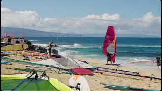 Finals day at the Aloha Classic (Windsurfing Championship) 11/3/23 - Raw 4K