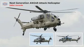 Italian Leonardo Next Generation AW249 Attack Helicopter Performed its Maiden Flight