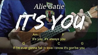 It's You - Ali Gatie // Ukulele Tutorial (4  EASY CHORDS)