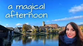A magical wander through a fairytale town in Germany with a medieval bridge to Switzerland.