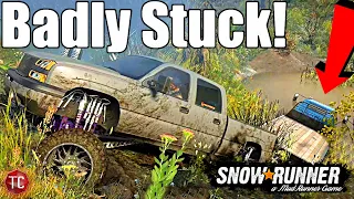 SnowRunner: LBZ Duramax SEMA TRUCK Tries to Rescue BADLY STUCK KODIAK!