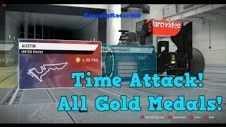 F1 2013 - Time Attack: All Gold Medals! (1080p HD)
