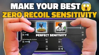 How To Make Zero Recoil Sensitivity | 2024 Recoil Fix Tip And Tricks | No Recoil Secret Reveled BGMI