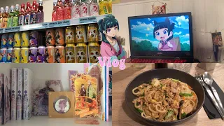 Vlog :  Amiami Haul, Manga, Watching Kusuriya no Hitorigoto, Food, Goodies Unboxing ...