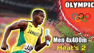 Men's 4x400m Relay Heat's 2 | Atheltics Toyko Olympic 2021|| india 🆕 Asian record