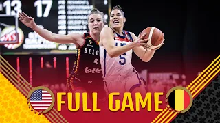 USA v Belgium | Full Basketball Game | FIBA Women's Olympic Qualifying Tournament Belgium 2024