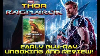 THOR: RAGNAROK - EARLY BLURAY UNBOXING AND REVIEW!