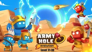 Hole Master Army Attack Level 21-30 android gameplay