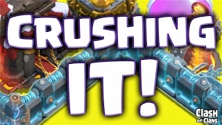 "Clashers Crushing it in Clan Wars" Attack Strategy in Clash Of Clans!