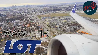 LOT Polish Airlines Boeing 737 MAX 8 Warsaw Chopin - London Heathrow