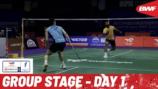 TotalEnergies BWF Sudirman Cup Finals 2023 | Chinese Taipei vs. India | Group C