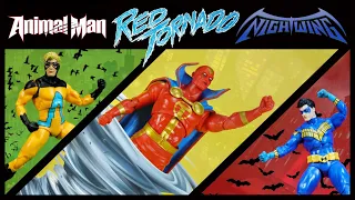 McFarlane Toys DC Multiverse Nightwing, Animal Man, and Red Tornado.