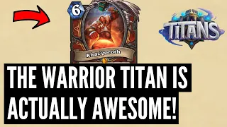 The WARRIOR TITAN LEGENDARY doesn't SUCK! It's both CONTROL and TEMPO! | TITANS card review