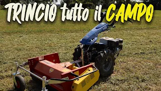 TRINCIO 12.000mq con il MOTOCOLTIVATORE - BCS 740 + Trincia ZANON