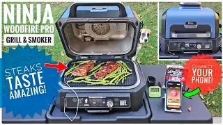 Ninja Woodfire Pro Connect XL Outdoor Grill & Smoker Review     Steaks Taste Amazing!
