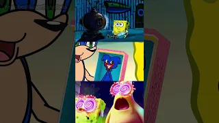 Sonic's Birthday Gift Gone Wrong With Spongebob PG-13 #shorts