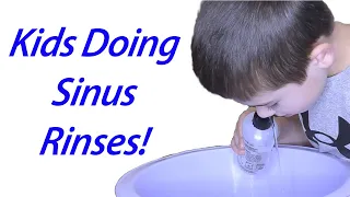 Pediatric Nasal Rinse - How a Sinus Rinse is Performed in Kids!