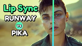 Runway vs Pika Lip Sync - Compare the Best Way to Make Talking Characters for AI Movies (Tutorial)