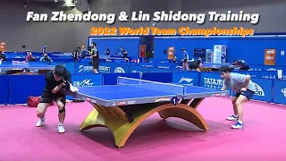 Fan Zhendong & Lin Shidong Training in Chengdu 8 | 2022 World Team Championships