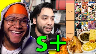 GIGGUK IS INVITED TO THE COOK OUT!!! (Gigguk Shounen Anime Tier List REACTION!)
