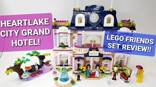 LEGO FRIENDS 2021 SET REVIEW! Heartlake City Grand Hotel! Lego set #41684