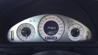 Mercedes-Benz CLK320CDI CLK 320CDI W209 7G-Tronic 224PS coupe 0-100 km/h acceleration