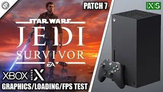 Jedi Survivor: Patch 7 - Xbox Series X Gameplay + FPS Test