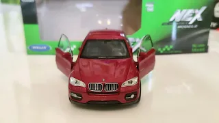 WELLY NEX scale model car BMW X6 1:34 1:39 review unpacking unboxing diecast collection